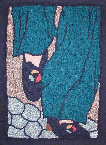 shoes walking rug